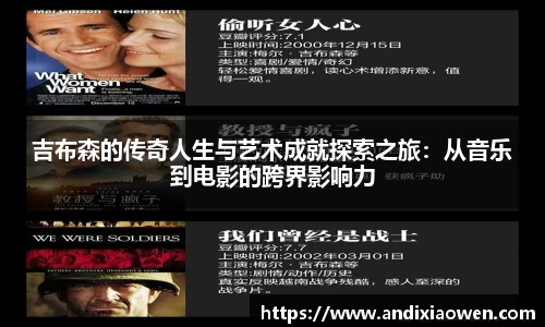 吉布森的传奇人生与艺术成就探索之旅：从音乐到电影的跨界影响力